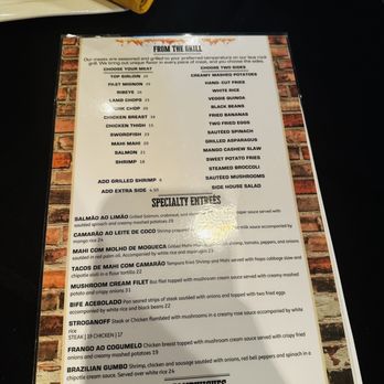 Frix's Fire Grill - Menu - Latin American Near Me - Chester, Maryland