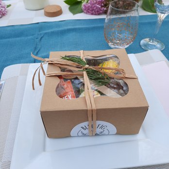 Bleu Fig - a gift box on a plate - Specialty Food Near Me - Los Gatos, California
