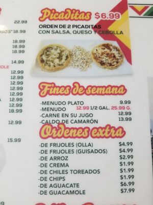 Menu photo 2 Amatepec Estado De Mexico Chicago, IL