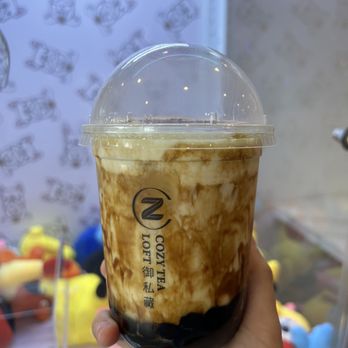 Cozy Tea Loft - torched brown sugar boba milk tea - Bubble Tea Near Me - San Jose, California Cozy Tea Loft - torched brown sugar boba milk tea - Bubble Tea Near Me - San Jose, California