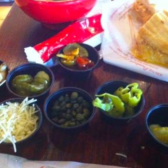 Newk's Eatery - Various condiments; pimento cheese sandwich - Salad Near Me - Baton Rouge, Louisiana Newk's Eatery - Various condiments; pimento cheese sandwich - Salad Near Me - Baton Rouge, Louisiana