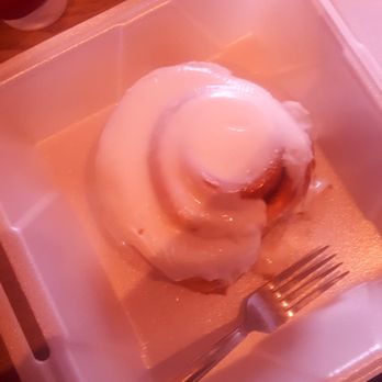 The Place - Huge Cinnamon roll. Yum yum yum - Breakfast & Brunch Near Me - Glendale, Arizona The Place - Huge Cinnamon roll. Yum yum yum - Breakfast & Brunch Near Me - Glendale, Arizona