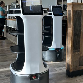 Buttermilk Eatery - Little robot that blasts jetson's music when it passes by so people don't walk into it. - Coffee & Tea Near Me - Pinellas Park, Florida Buttermilk Eatery - Little robot that blasts jetson's music when it passes by so people don't walk into it. - Coffee & Tea Near Me - Pinellas Park, Florida