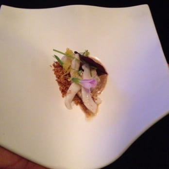 Alinea - Eating of a "napkin" of a plate. - New American Near Me - Chicago, Illinois Alinea - Eating of a "napkin" of a plate. - New American Near Me - Chicago, Illinois