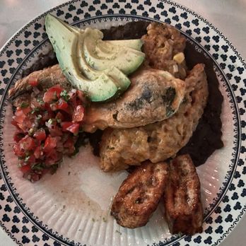 Casa Madre - Fried cheese stuffed pepper with rice and beans. Delicious but be prepared for some spice - Cocktail Bars Near Me - Tucson, Arizona