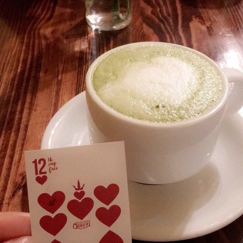 Two Hearted Queen - Matcha latte - Coffee & Tea Near Me - Chicago, Illinois Two Hearted Queen - Matcha latte - Coffee & Tea Near Me - Chicago, Illinois