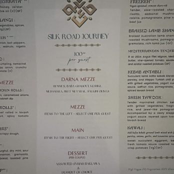 Ammoora - Silk Road Journey Fixed Course Meal - Mediterranean Near Me - Baltimore, Maryland Ammoora - Silk Road Journey Fixed Course Meal - Mediterranean Near Me - Baltimore, Maryland