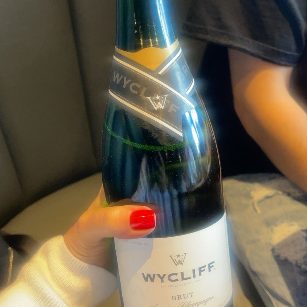 Bottomless mimosa this was the bottle of champagne we got Bottomless mimosa this was the bottle of champagne we got