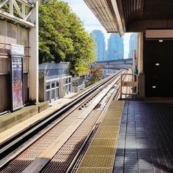 Burrard SkyTrain Station - Skytrain Tracks