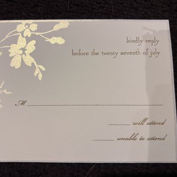You're So Invited - The response card - Cards & Stationery Near Me - Westwood, New Jersey