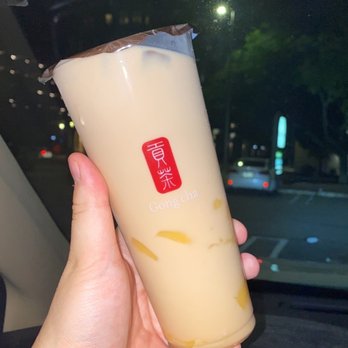 Gong Cha - Earl Grey Tea with pudding - Bubble Tea Near Me - Malden, Massachusetts Gong Cha - Earl Grey Tea with pudding - Bubble Tea Near Me - Malden, Massachusetts