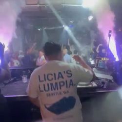 Licia’s Lumpia - DJ RocRyte in Licia's Lumpia tee
