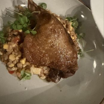 Massimo's - Secondi: Gamba D'Anatra (Hudson Valley duck leg confit)!! - Italian Near Me - Long Beach, California Massimo's - Secondi: Gamba D'Anatra (Hudson Valley duck leg confit)!! - Italian Near Me - Long Beach, California