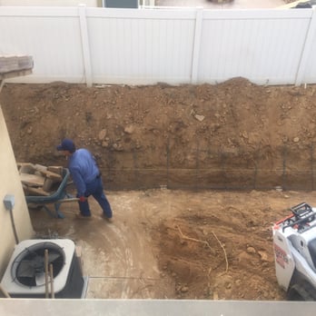 Rafael's Landscape - Working hard getting the yard ready after demo. - Landscaping Near Me - Rialto, California
