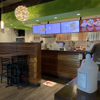 The Chopped Leaf - a restaurant with a counter with a jug of water on it - Soup Near Me - Delta, British Columbia The Chopped Leaf - a restaurant with a counter with a jug of water on it - Soup Near Me - Delta, British Columbia