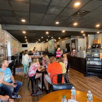 The Well Coffee House - enjoying some coffee and conversation - Coffee & Tea Near Me - Everett , Massachusetts