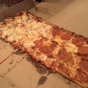 Good Times Pizzeria - Sicilian Pizza today. Half Pepperoni, half thinly sliced onion, extra crispy. Was delivered HOT and was delicious. - Pizza Near Me - Bethlehem, Pennsylvania Good Times Pizzeria - Sicilian Pizza today. Half Pepperoni, half thinly sliced onion, extra crispy. Was delivered HOT and was delicious. - Pizza Near Me - Bethlehem, Pennsylvania