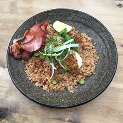 Butcher 128 - Chilli eggs with bacon