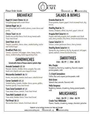 Menu photo 4 Corner Cafe Cliffside Park, NJ