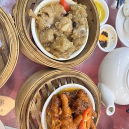 chicken feet and spareribs