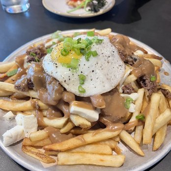 Stack 571 Burger & Whiskey Bar - Loco Moco Fries - American Near Me - Lake Tapps, Washington Stack 571 Burger & Whiskey Bar - Loco Moco Fries - American Near Me - Lake Tapps, Washington