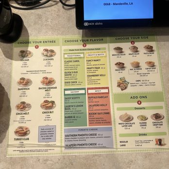 Chicken Salad Chick - Menu - Sandwiches Near Me - Mandeville, Louisiana