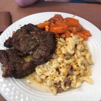 Rose's Caribbean Restaurant - Jerk Pork with Mac and yams - Caribbean Near Me - Columbus, Georgia Rose's Caribbean Restaurant - Jerk Pork with Mac and yams - Caribbean Near Me - Columbus, Georgia