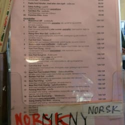 Bangkok Cafe - Meny