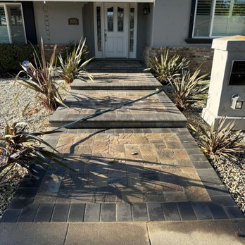 Blue Sierra Landscape Construction - Front porch - Landscaping Near Me - San Jose, California Blue Sierra Landscape Construction - Front porch - Landscaping Near Me - San Jose, California
