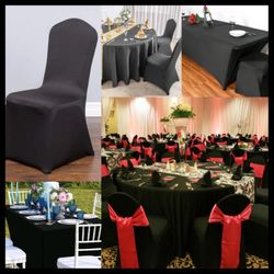 Affordable Party Rental and Supply - Spandex Table and Chair covers