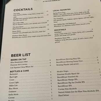 The Steakhouse - Cocktails - Breakfast & Brunch Near Me - Paso Robles, California The Steakhouse - Cocktails - Breakfast & Brunch Near Me - Paso Robles, California