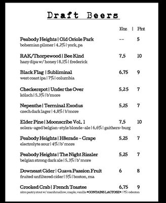 Menu photo 2 Quarry House Tavern Silver Spring, MD