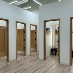 J Crew - Fitting rooms.  They're clean.