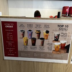 Gong Cha - Menu