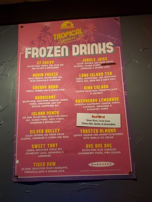 Menu photo 2 Tropical Liqueurs Columbia, MO Menu photo 2 Tropical Liqueurs Columbia, MO