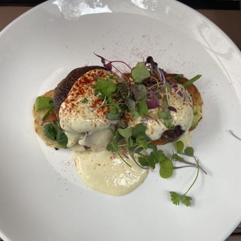 Sibling by Pushkin's - Portobello Benedict - New American Near Me - Sacramento, California Sibling by Pushkin's - Portobello Benedict - New American Near Me - Sacramento, California