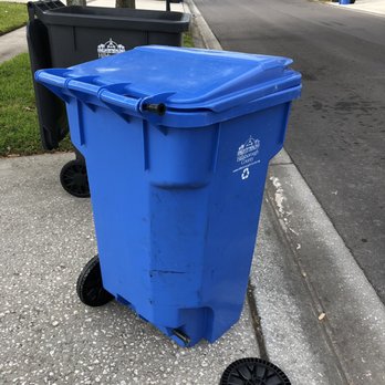 Republic Services - Republic broke our Recycle bin and just kept rolling. Wheels and lid damaged. - Recycling Center Near Me - Tampa, Florida