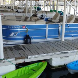 Duck Creek Water Sport Rentals - Beautiful pontoons!  Clean and ready for your day of fun.