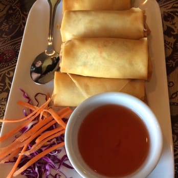 Thai Sawatdee - Cream cheese filled spring rolls. - Thai Near Me - Winston-Salem, North Carolina