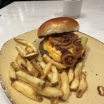 Urban Plates - Crispy Onion Cheeseburger Fries - Salad Near Me - Sacramento, California Urban Plates - Crispy Onion Cheeseburger Fries - Salad Near Me - Sacramento, California