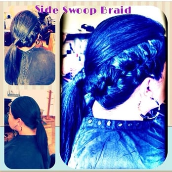 Master Stylist By Leslie - Side swoop braid - Hair Stylists Near Me - Hermosa Beach, California Master Stylist By Leslie - Side swoop braid - Hair Stylists Near Me - Hermosa Beach, California