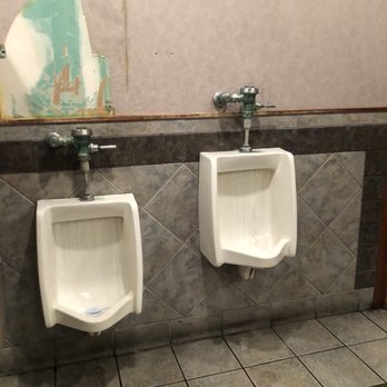 Cafe East Humble - two urinals in a public restroom - Chinese Near Me - Humble, Texas