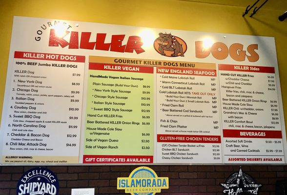 Menu photo 5 Gourmet Killer Dogs Delray Beach, FL Menu photo 5 Gourmet Killer Dogs Delray Beach, FL