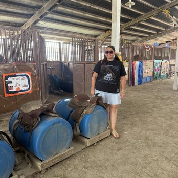 Johnson County Fairgrounds - Figuring out which pony to ride....my saddle's chosen... - Venues & Event Spaces Near Me - Iowa City, Iowa