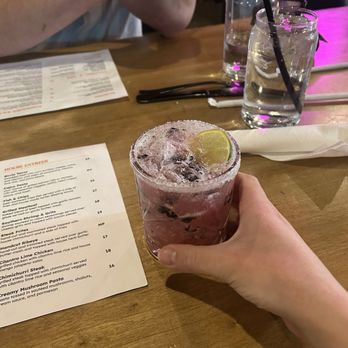 Urban Salt Kitchen & Bar - Blueberry marg - Cocktail Bars Near Me - San Angelo, Texas Urban Salt Kitchen & Bar - Blueberry marg - Cocktail Bars Near Me - San Angelo, Texas