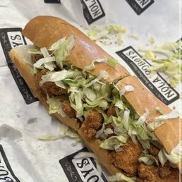 cajun shrimp poboy cajun shrimp poboy