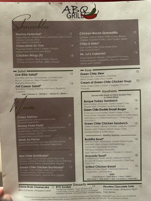 Menu photo 6 ABQ Grill Albuquerque, NM