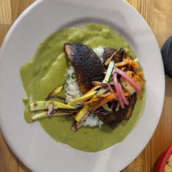 El Rincon Mexican Kitchen & Tequila Bar - Addison Circle - Tilapia poblano super good