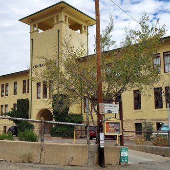 Big Jeep Tours - Central School and it's Bell Tower - used to warn citizens of potential Apache attacks. - Historical Tours Near Me - Bisbee, Arizona Big Jeep Tours - Central School and it's Bell Tower - used to warn citizens of potential Apache attacks. - Historical Tours Near Me - Bisbee, Arizona