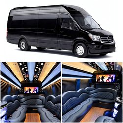 Vegas All Nite - (12-PAX) Mercedes-Benz Sprinter Limousine